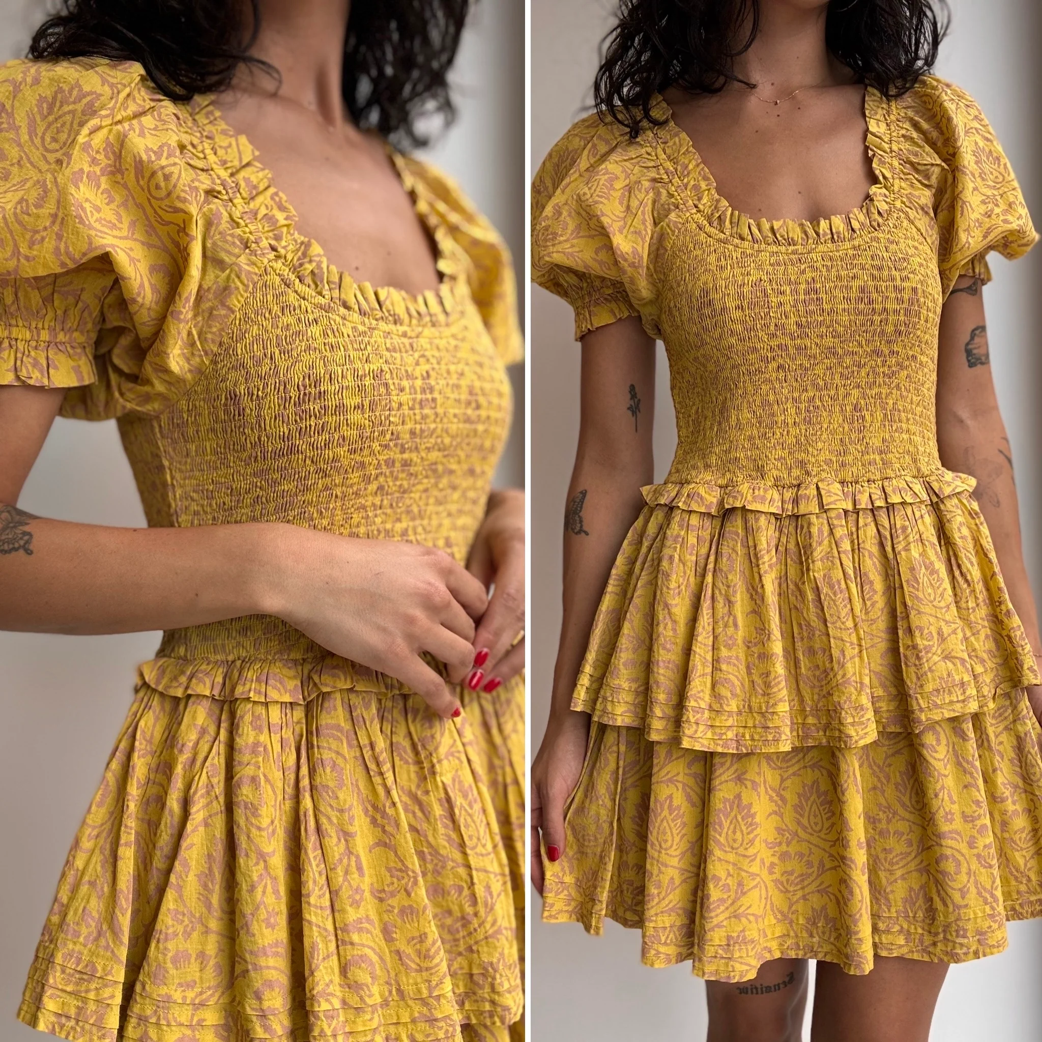 Cleobella Luna Mini Dress, Small - Image 3