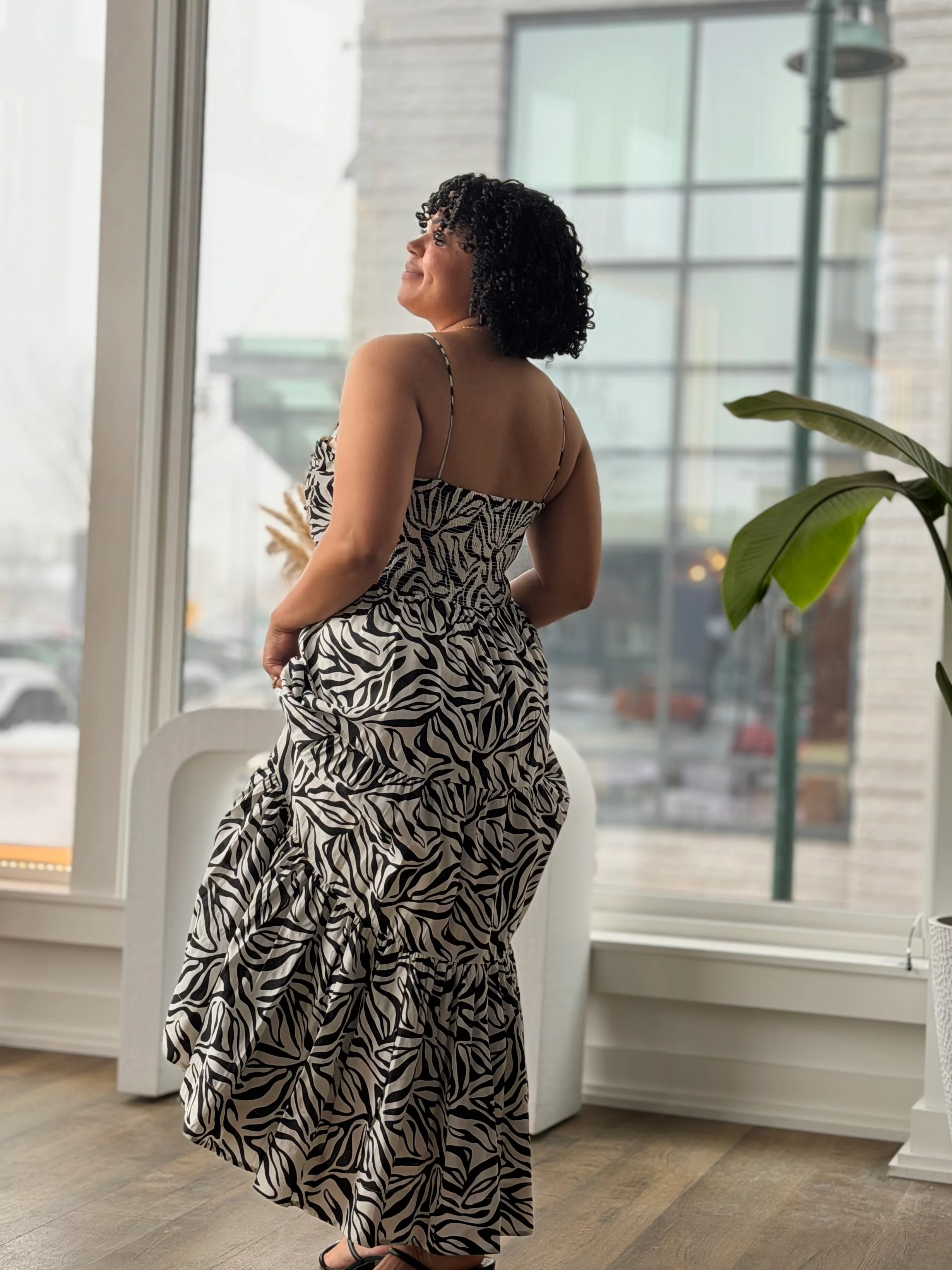 La Ligne NWT Black & White Sofia Dress, XLarge - Image 4