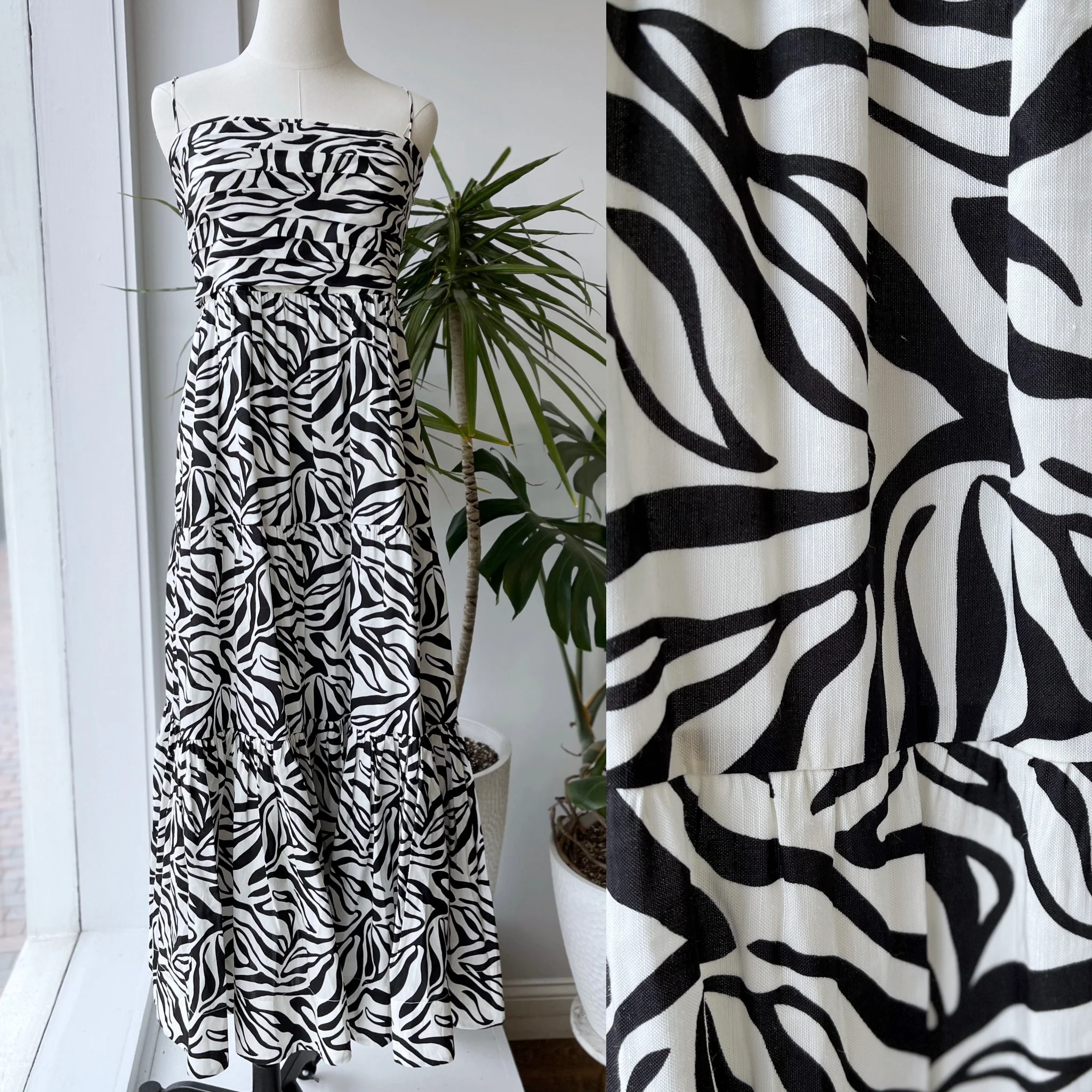 La Ligne NWT Black & White Sofia Dress, XLarge - Image 5