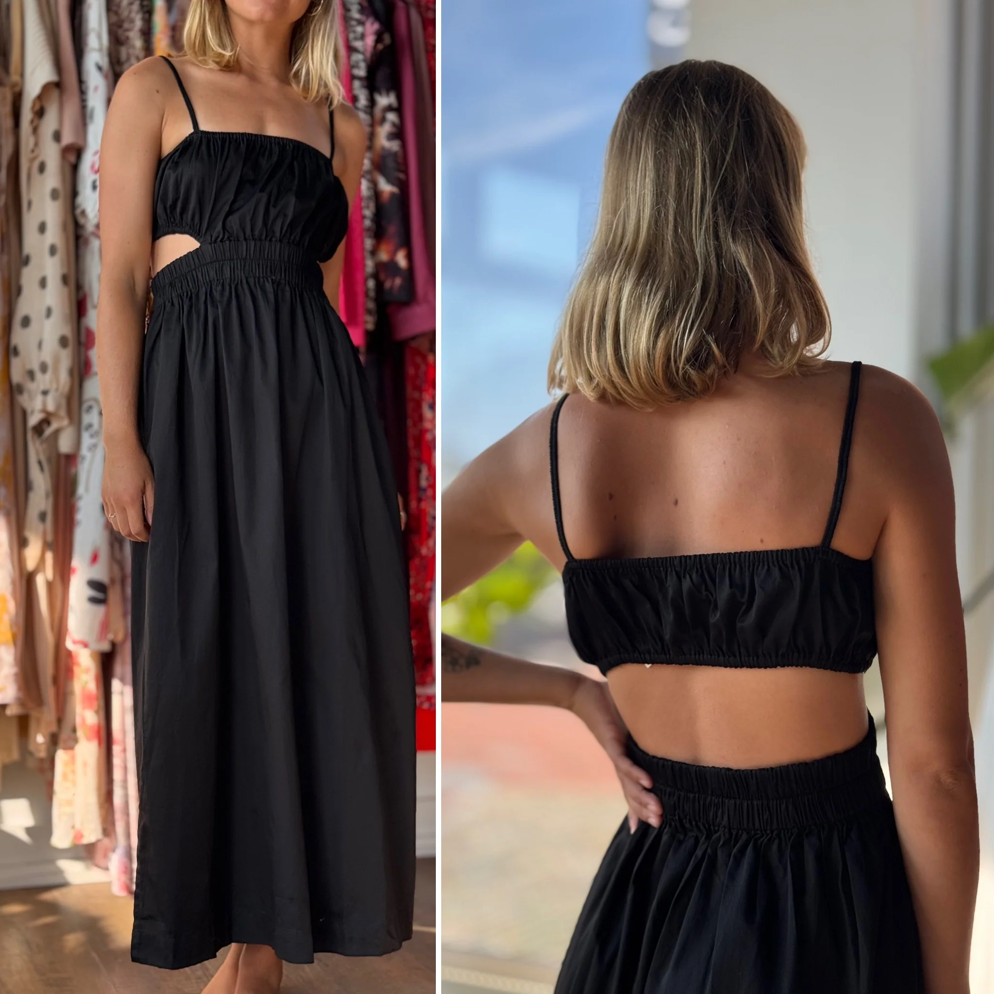 Mikoh NWT Black Cut Out Dress, 1 - Image 3