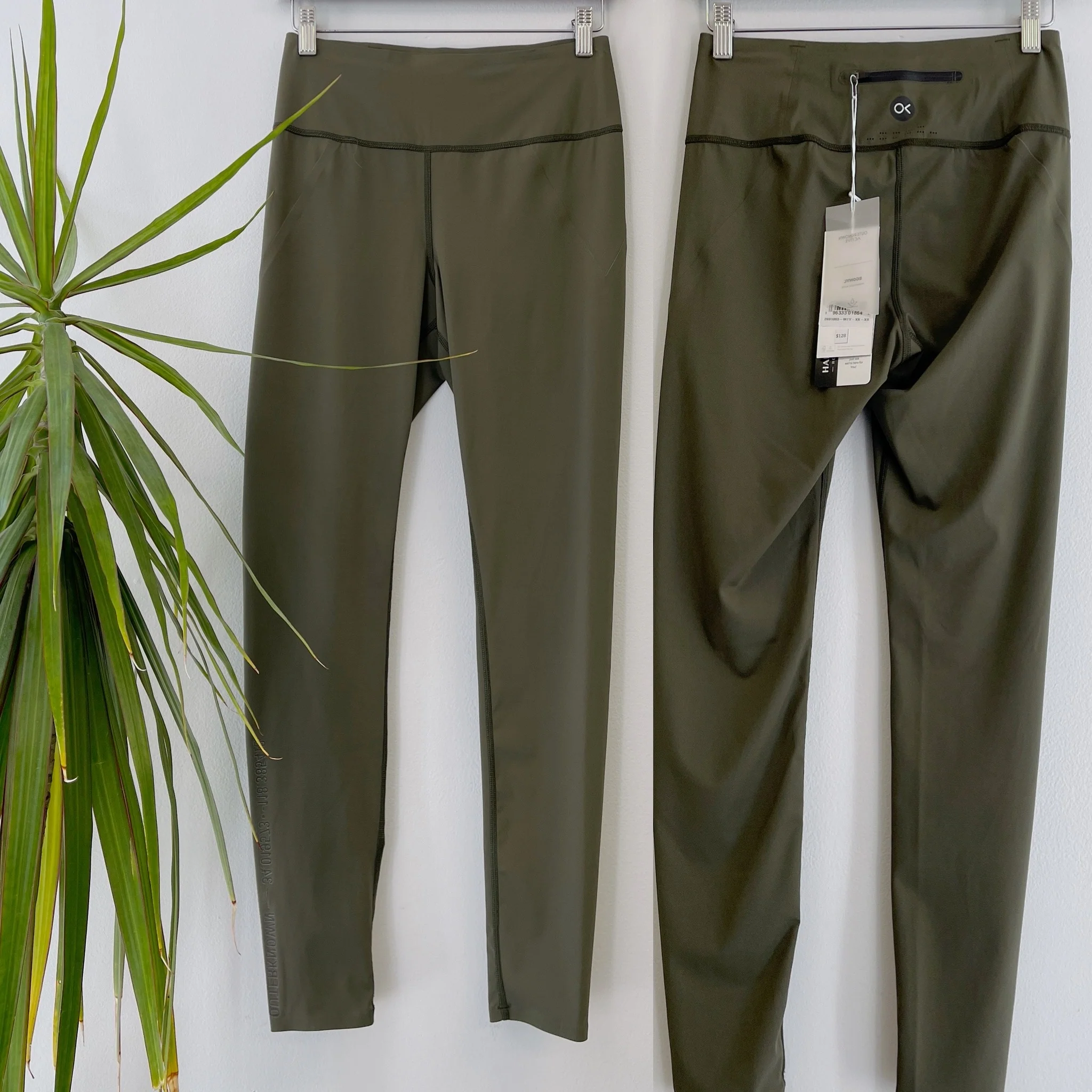 Outerknown NWT Olive Green Leggings, XSmall - Image 3